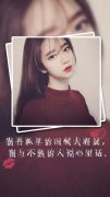 唯美女生带字皮肤:我爱的那个他