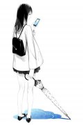 动漫女生图片:都很好你又何必出现