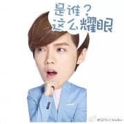 【鹿晗表情图片】鹿晗搞笑图片带字表情