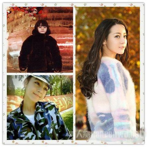 迪丽热巴整容前照片_迪丽热巴素颜照片