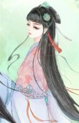 唯美古风美女透明皮肤精选 残花束手不可摘