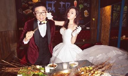 【张靓颖婚纱照】张靓颖冯轲婚纱照