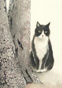 动漫手绘水彩可爱猫咪图片大全 想问为什么我不再是你的快乐