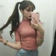 野性又可爱女生头像 粉色头发的女生头像