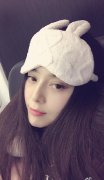 范冰冰戴兔耳朵眼罩素颜妆美翻天