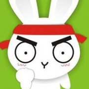 卡通兔子头像情侣
