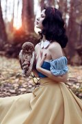 性感欧美美女cosplay白雪公主梦幻意境图片