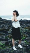 女生森系唯美皮肤:深邃的眼眸,倒影出笑容的清澈