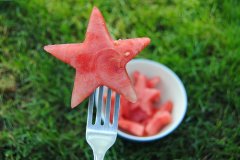 知识、粮食和友谊 唯美小清新西瓜图片