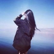 女生海边唯美头像 女生唯美长头发头像