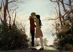 漫画家眼里的甜蜜青涩的情侣爱情素材 温山柔水繁星千万不及你眉