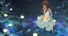 神秘梦幻唯美萤火虫之夏动画图片 两年学会说话一生学会闭嘴