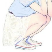 个性半身头像女生动漫 个性头像黑白