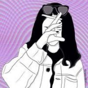 超个性女生动漫头像 个性头像女生抽烟