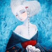 现代复古插画混搭卡通头像