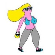 个性头像女生墨镜 女韩个性头像