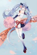 可爱女生二次元动漫插画 如果余生了无牵挂就此长眠也罢