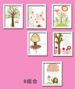 一组简单图案创意装饰画图片 笑要大方地笑哭要躲起来哭这样比较
