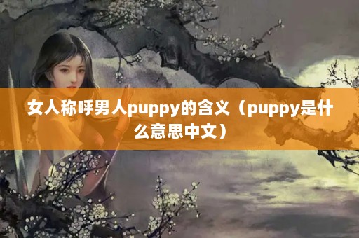 Ů˳ƺpuppyĺ壨puppyʲô˼ģ