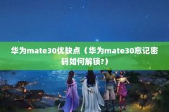 Ϊmate30ȱ㣨Ϊmate