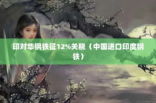 ӡԻ12%˰йӡȸ